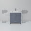 Meuble-lavabo l 30 po x P 22 po Jacques et comptoir en quartz blanc-66637664-112952853