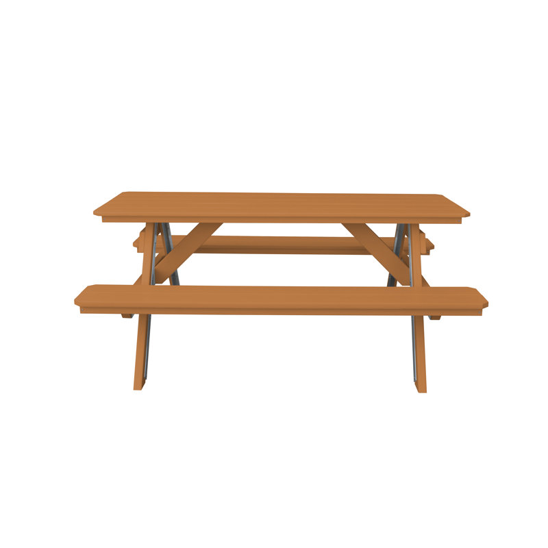 Table de pique-nique rectangulaire, Cèdre, L 70 po x L 60 po
