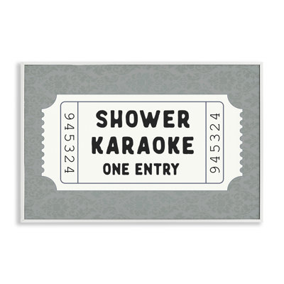 Giclée de douche à chanter pour la douche, giclée par lettré et doublé