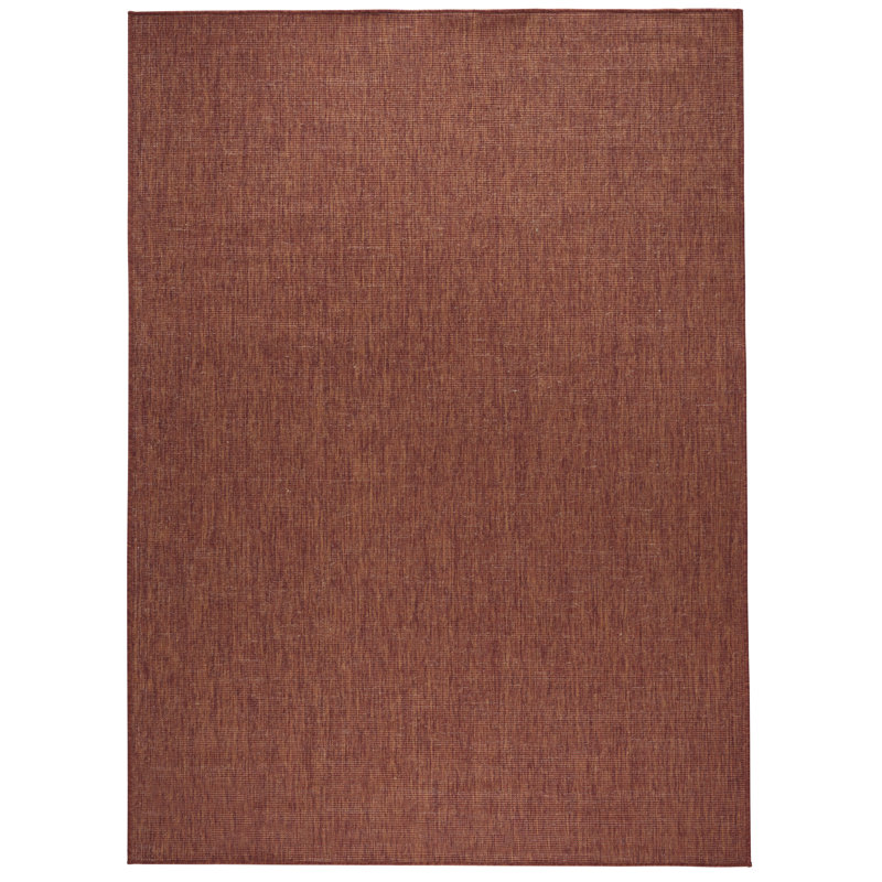 Miami Flatweave Orange Rug, Rectangle 160 x 230cm