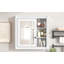 Armoire à pharmacie de salle de bain avec miroir, armoire à miroir murale avec organisateur de rangement, armoire de rangement blanche pour salle de bain