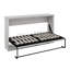 Lit escamotable horizontal simple