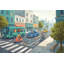 Papier peint ville, paysage urbain, paysage urbain amovible-403712421-403712424