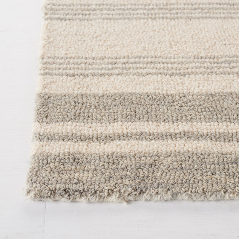 Tapis sauge / ivoire touffeté à la main Lauren Ralph Lauren, Rectangle de 5 pi x 8 pi