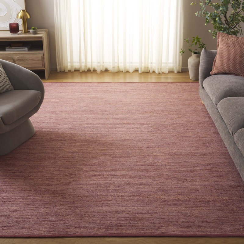 Tapis rouille en coton recyclé et viscose Kremmling, Rectangle 8 pi x 10 pi