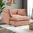 Upholstered Accent Chair With Ottoman-60752654