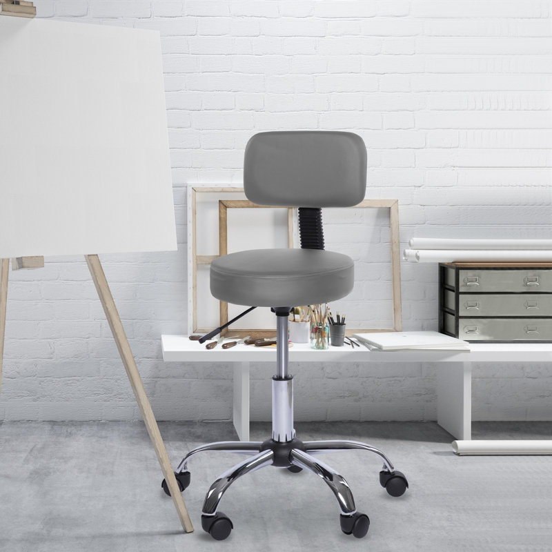Drafting Stool Set of 4, Gray