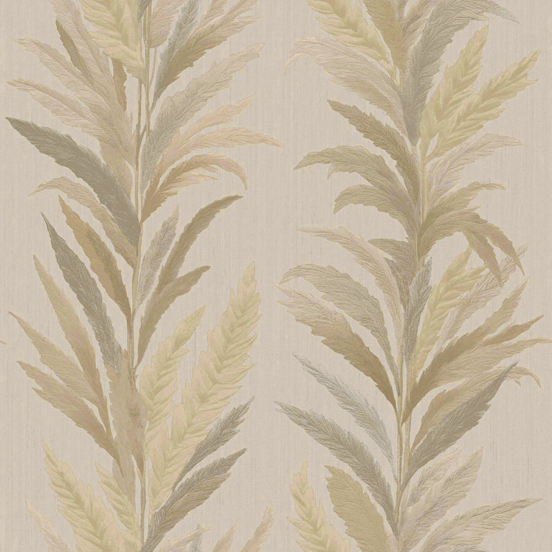Tarn Leaf Flourish Wallpaper, Brown