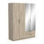 Nurin 4 Door Manufactured Wood Wardrobe-1977368594