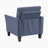 Laffey 34" Modern Upholstered Armchair – Plush Accent Chair with Flared Arms & Sturdy Wood Frame-2024298889