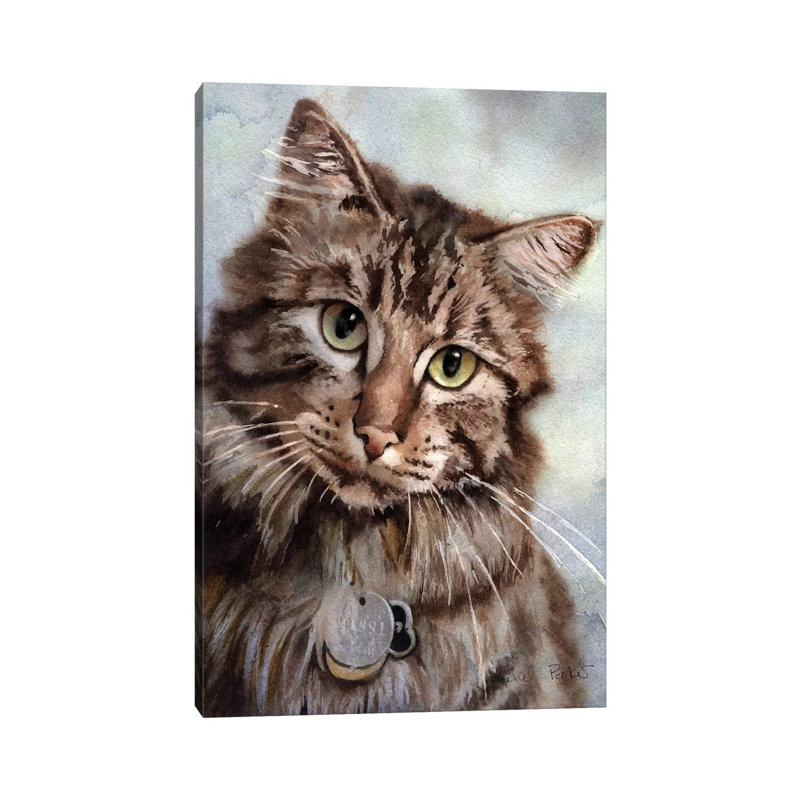 Maine Coon Eyes by Rachel Parker - Wrapped Canvas Gallery-Wrapped Canvas Giclée, 66.04 cm H x 45.72 cm W