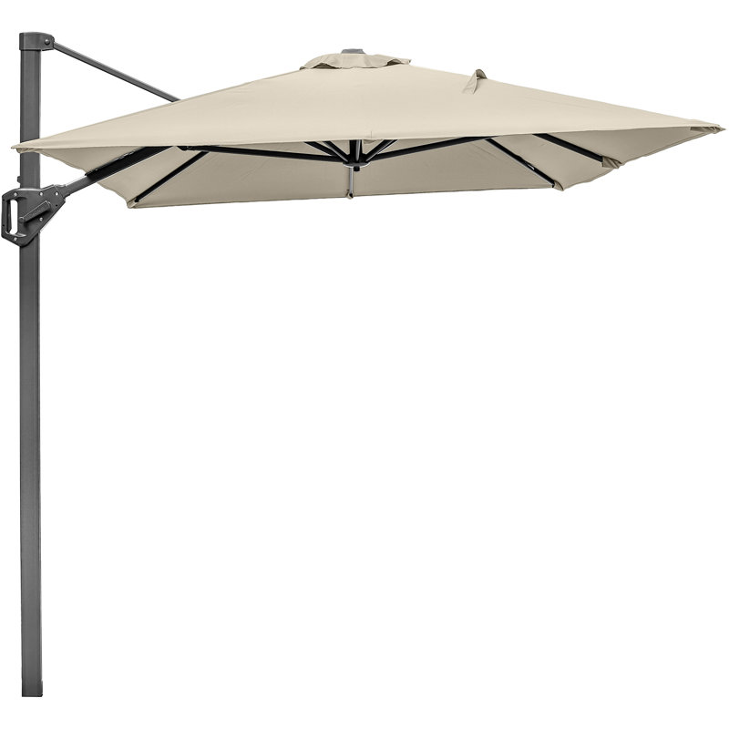 Aarne 300cm X 200cm Rectangular Cantilever Parasol, Champagne