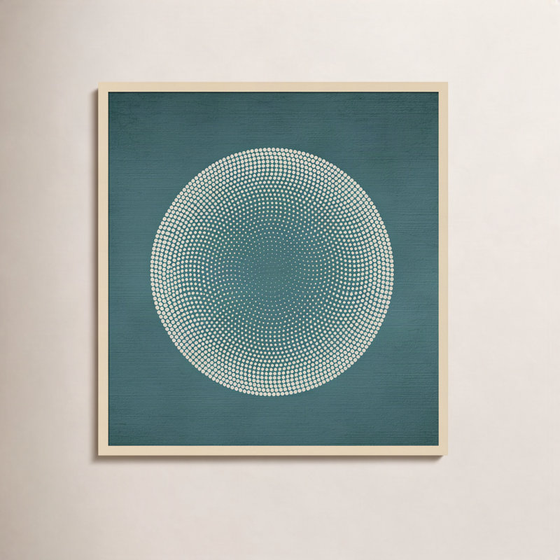 Circles par Incado - Cadre photo unique, impression, H 33 po x l 33 po x P 1 po, Brun