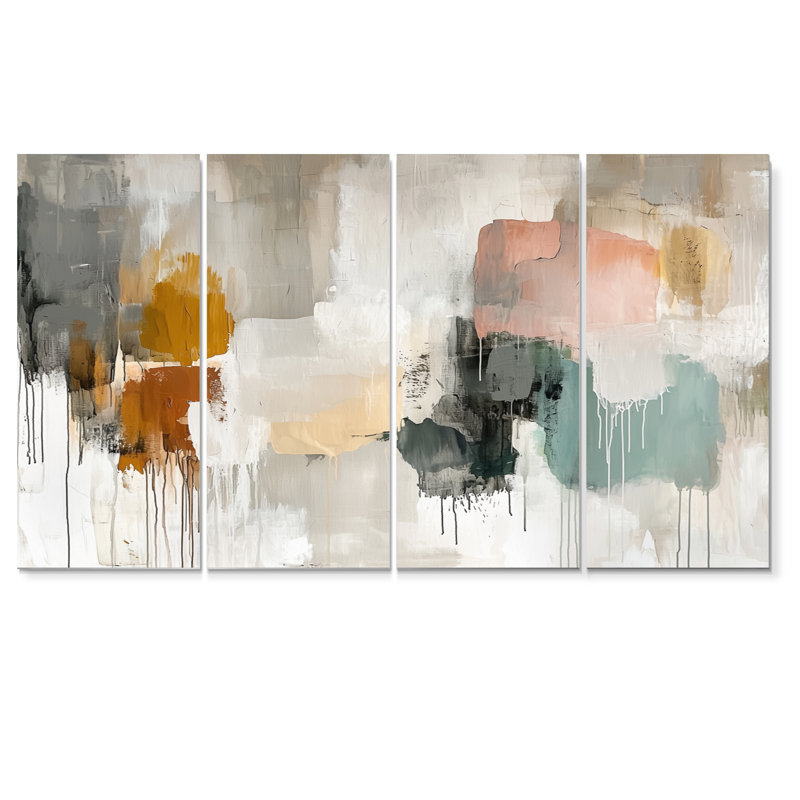 Berriman - décoration murale minimaliste - art mural moderne, 4, H 28 po x l 48 po