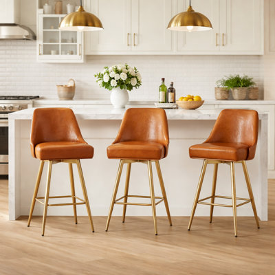 Tabouret de comptoir Luxe Mid-Century