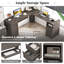 Bureau d'ordinateur de coin en forme de L Red Barrel Studio®-470903593