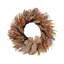 Faux Lighted Wheat Plastic 50cm Wreath