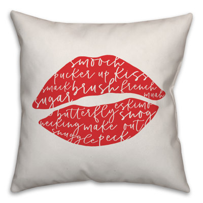  Coussin Smooch Script