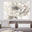 " Indigold Gray Peonies I " 3 - Pieces-40998127