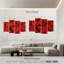 Harnek - feuillage d'automne rouge-108820257