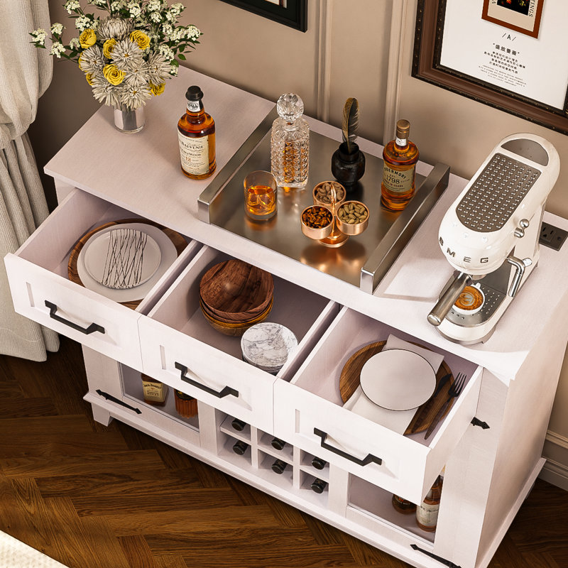 Bar ferme avec rangement Farmhouse