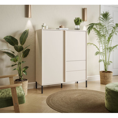 Armine 103.3 cm W Chest of 2 Drawers