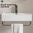 Vessel Sink, Small Vessel Sink With Towel Rack For Bathrooms