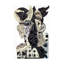 Art sur toile, noir et blanc-103103507