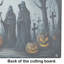 Grande planche à découper en verre The Grim Reaper Spooky Halloween