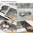 30" Lx18" W Undermount 16 Gauge Stainless Steel Single Bowl Kitchen Sink with Accessories-101809136