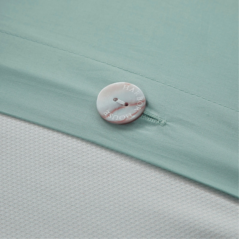 Duvet Cover Mini Set Aqua, Full Duvet Cover + 2 Pillow Shams