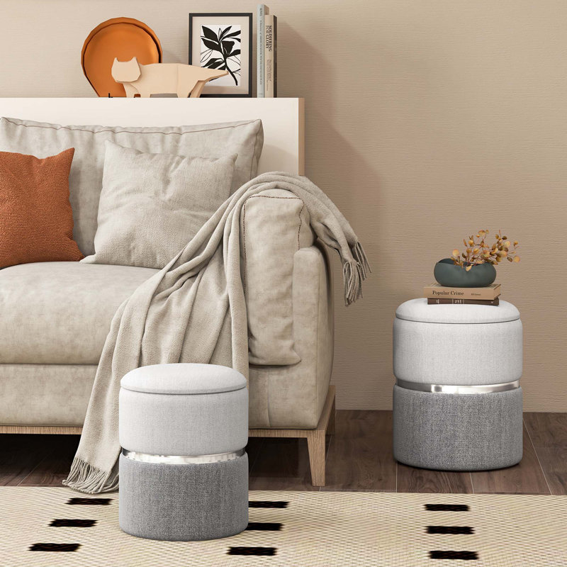 Doras Upholstered Ottoman