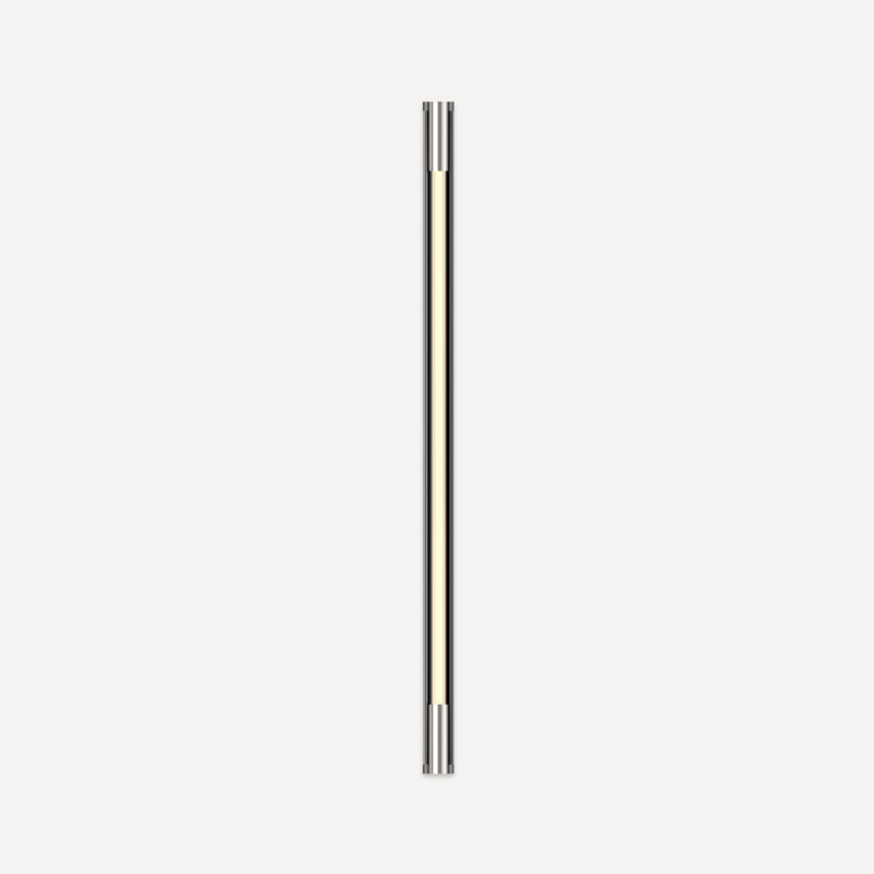 Dimmable LED Bath Bar Vanity Light with Dimmer, Polished Nickel, Fluted
