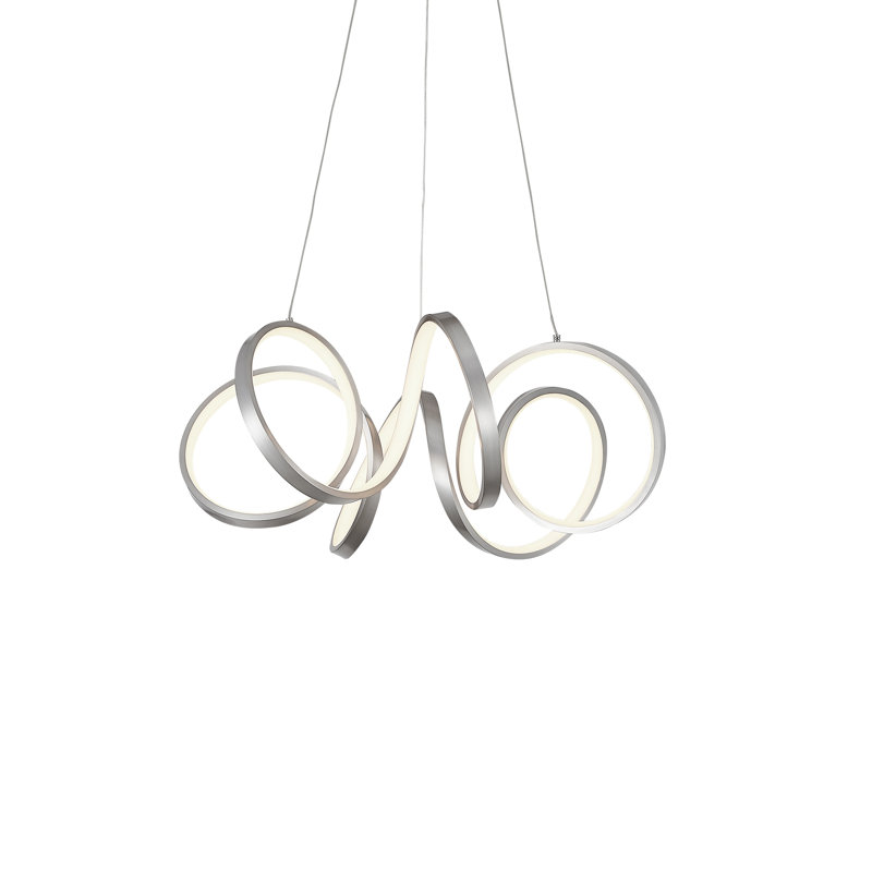Synergy 1 - Light LED Pendant, Antique Silver