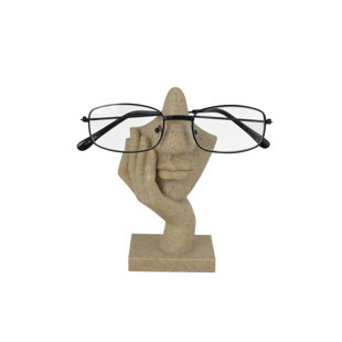 5" Hand and Face Eyeglass Stand