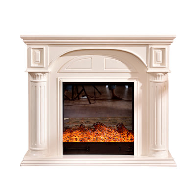 European-style simulated flame decorative electric fireplace