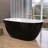 55" Freestanding Soaking Acrylic Bathtub-104907273