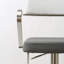 Alfredas Swivel Upholstered Adjustable Height Counter Stool with Metal Frame