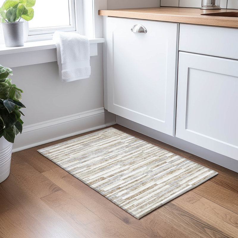 Tapis intérieur / extérieur mâle avec envers antidérapant, Rectangle 1 pi 8 po x 2 pi 6 po