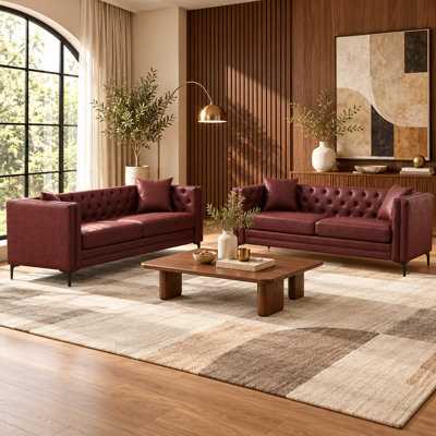 Castiglione Upholstered 83.5 " Fabric Sofa