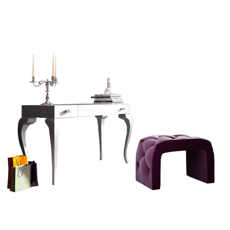 Ensemble de coiffeuse avec tabouret