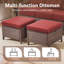 Ensemble de conversation berçant et pivotant avec repose-pieds et coussins de 6 po Acton-10229681