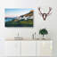 The Island of Rhodes in Greece in Abstract - Wrapped Canvas-55303831