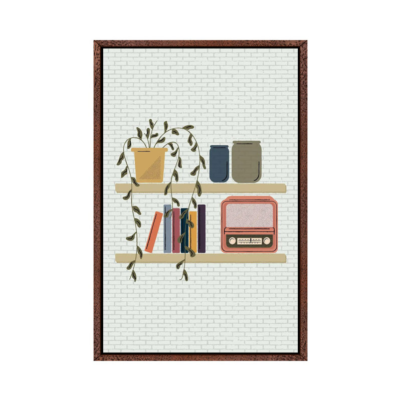 Shelved by Carmen Jabier - Gallery-Wrapped Canvas Giclée on Canvas, Classic Wood Floater Frame, 152.5 cm H x 101.5 cm W
