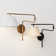 Kai Steel Plug-in Swing Arm Sconce
