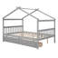 Lit maison en bois avec tiroirs, naturel-787244887-787244880