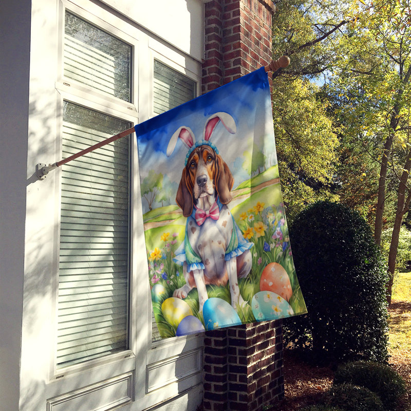 Easter Egg Hunt Double Sided 40'' H x 28'' W Polyester Easter House Flag