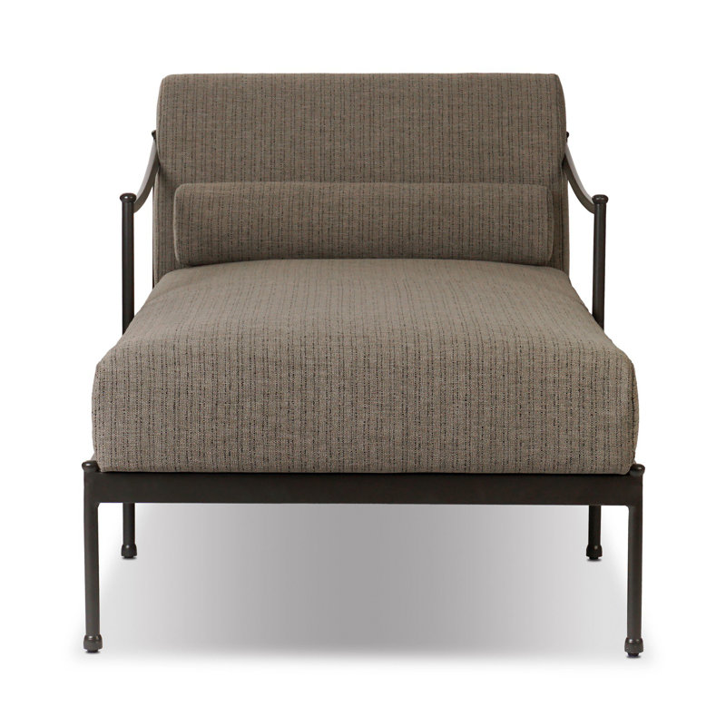 Granger Outdoor Chaise Lounge, Ambro Stripe
