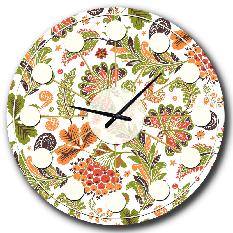Horloge murale rétro Mid-Century, Moyenne