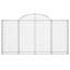 Avaiah Silver Metal Fence Panels Included-814130504